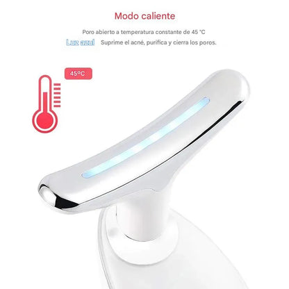 Dispositivo de Fotones para Rejuvenecimiento Facial  + Rodillo de Hielo