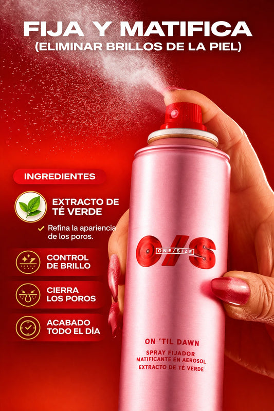 16 horas. Un spray. Cero retoques.