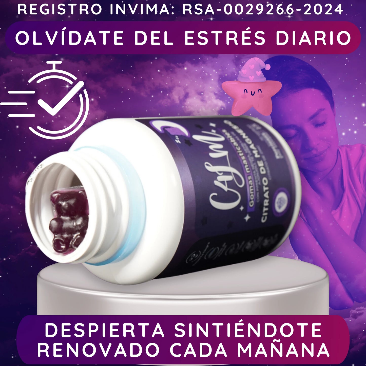 C4LM  Gomas para Dormir