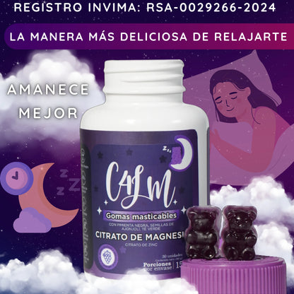 C4LM  Gomas para Dormir