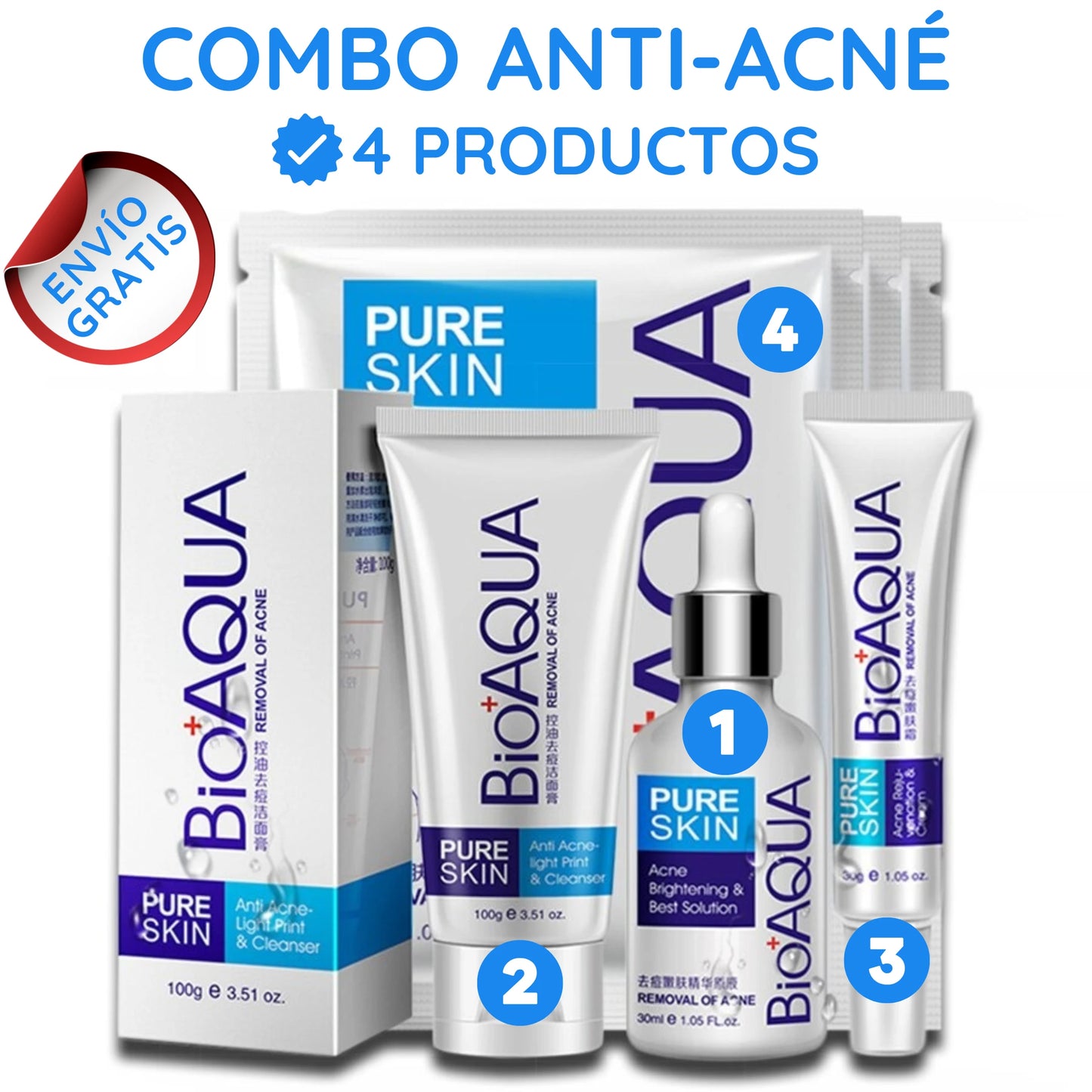 COMBO ANTI-ACNÉ BIOAQUA