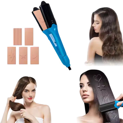 Plancha Cabello Placas Figuras 3D