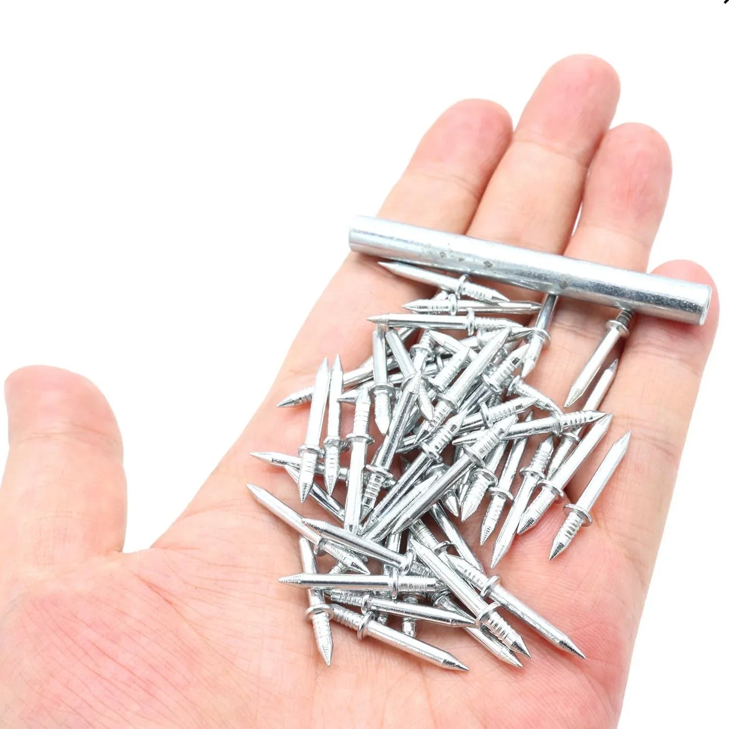 Paquete de Clavos doble punta - 100 unidades + envío gratis
